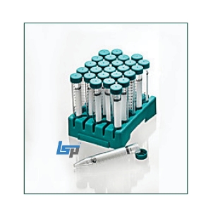 Picture of Labcon - Sterile 15mL-PerformR Polypropylene-Centrifuge-Tubes with polyethylene FLAT Style Caps, 25/rack, 300/case