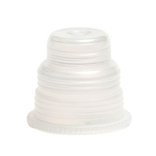 Picture of Natural, Universal Cap for 10mm,12mm,13mm,16mm and 18mm Blood Collection and Culture tubes, 500/pack