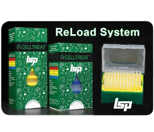 Picture of RELOADS - 1000µL (1250µL) Extended Length (105mmL), Low Retention Pipettè Tip Rèloads, Non-sterile 20x96/case (1920)