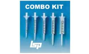 Picture of Non-Sterile, RepeaTips™ (P3535) - 5 size COMBO Kit, 100/case (Contains 20 each of: 0.5ml, 1.25ml, 2.5ml, 5.0ml, 12.5ml)