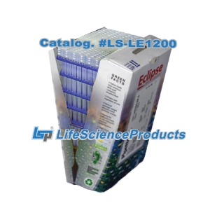 Picture of CASE Quantity - 1200µL (1000µL) LTS Eclipse Stacked Pipet-Tip Refill System, 96/refill, 5 refills, 480/pack, 10 packs/case, 4,800/case