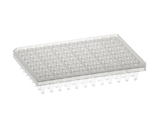 Picture of 100/pack, Amplate™ 96-well, 0.2ml/well, Semi-Skirted ABI Plates for PCR (Notch: A12)