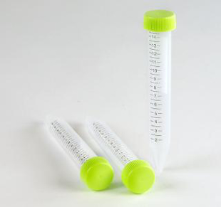 Picture of Sterile, 15ml Centrifuge-Tubes, Polypropylene  8000 x g, Bulk 10x50/sleeve, 500/case