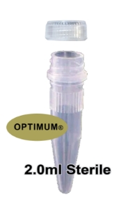 Picture of 1.5ml, STERILE, Conical Bottom, Standard ScrewCap with O'ring, 50/bag, (2x500/Pack) 1000/pack