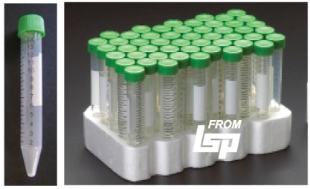 Picture of CELLTREAT,  15ml-Centrifuge-ScrewCap-Tubes (Foam Racks), 300/case