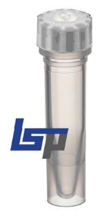 Picture of Labcon Prime™ - Sterile 1.5ml Screw-Cap Free-Standing Microcentrifuge-Tubes with O-Ring (10x1000/cs), 10,000/case