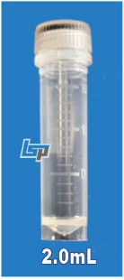 Picture of LifeLINE - Sterile 2.0ml Screw-Cap Self-Standing Microcèntrifuge-Tubès With O-Ring, 5x100/pack, 500/pack