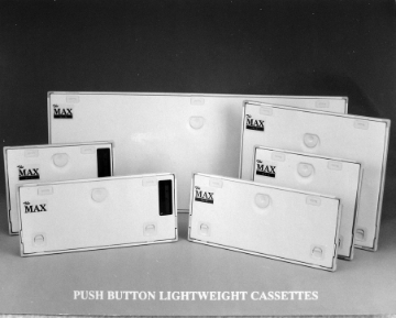 Picture of 5"x7", X-Ray Film Aluminum Cassette, Push Button Type