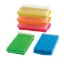 Picture of Assorted colors, 96-place Flipper Rack™ with Lid, 8 x 12 format , 5/pack