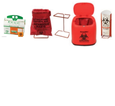 Picture for category Biohazard Disposal Bins & Pouches