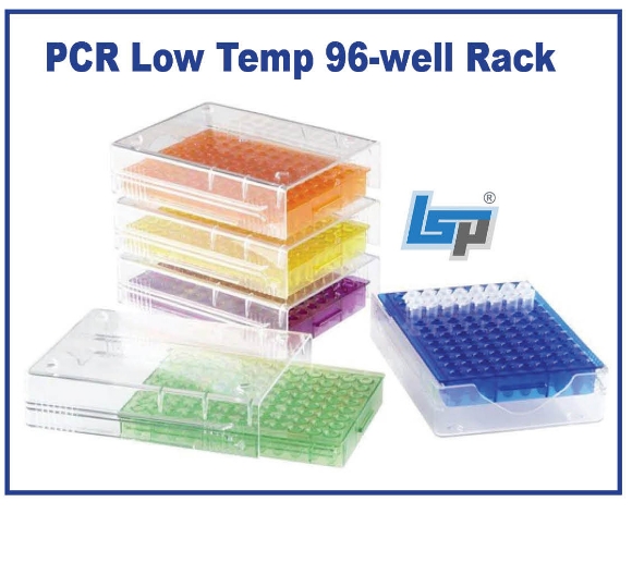 Picture of PCR Rack, 96-place, Low Temp, Assorted 5/pack