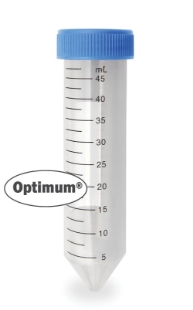 Picture of (Relaces #3250-P) 50ml-Centrifuge-Tubes, Flat-Top ScrewCaps, Racks, 500/case