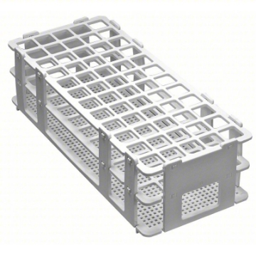 Picture of No·Wire Rack, For 13-16mm test tubes & culture tubes, 60-place (5x12) Submersible, Stackable, Autoclavable Rack, 1 each