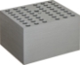 Picture of D1102 - Single Dry Bath Block, for 48 x 0.2ml PCR tubés or 6 x 0.2ml 8-StripTubés