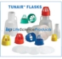 Picture of TUNAIR™ Erlenmeyer Shake Flasks with Baffles, Reusable Polypropylene