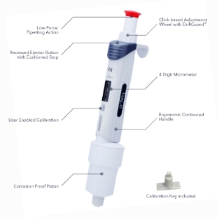 Picture of HAL0™ Adjustable Pipèttor, 1-10mL Range, 1 each