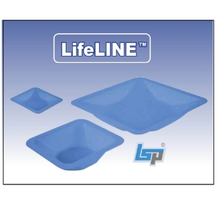 Picture of Small,  Blue Color, Square Shaped, Disposable Weigh Dishes, 500/pack