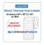 Picture of LifeLINE™ Brand, White 51x6mm (2.00"x0.25", 2"x1/4" )Microplate Strips, Diréct Thermal Cryo Lábels on Roll, 1" core, 1000/roll