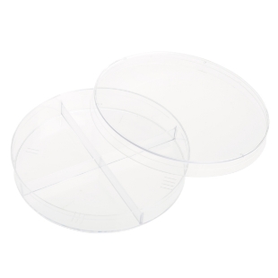 Picture of CellTreat Brand - Sterile, 4 Compartment, 100mm x 15mm Pètri Dishes, 500/case