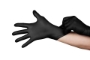 Picture of (300/box; 10x300/cs, 3000/cs*) Sable600, BLACK 3.0mil Powder-Free Exam Nitrile Gloves, Low Dermatitis Potential, Accelerator-Free, Chemo-Tested Surfactant-Free (HourGlass)