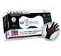 Picture of (300/box; 10x300/cs, 3000/cs*) Sable600, BLACK 3.0mil Powder-Free Exam Nitrile Gloves, Low Dermatitis Potential, Accelerator-Free, Chemo-Tested Surfactant-Free (HourGlass)