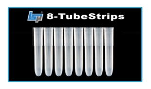 Picture of 8-place TubèStrips for Micrò-Titèr Dilutiòn Tubès, BulkPack, 125x8-strip/pack, 1000 caps/pack