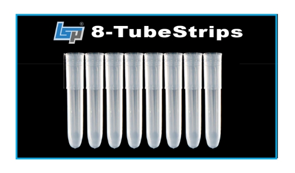 Picture of 8-place TubèStrips for Micrò-Titèr Dilutiòn Tubès, BulkPack, 125x8-strip/pack, 1000 caps/pack