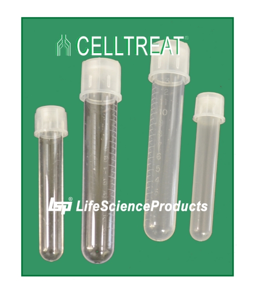 Picture of CellTreat - Sterile 14ml, 17x100mm Polypropylene Disposable Culturè Tubès, 25/sleeve, 500/case