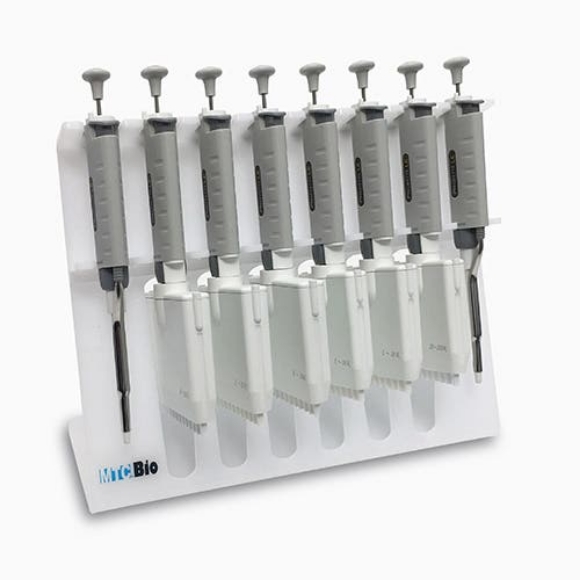 Picture of SureStand™ Pipèttor Rack, for 8 pipèttors, accepts up to six multi-channèls