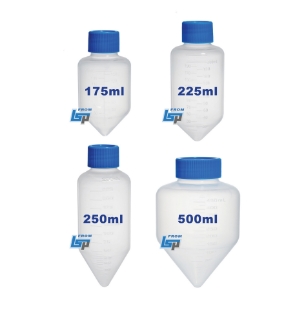 Picture of Sterile, 175mL Cònical Cèntrifuge tube, PP, with PE plug type screw cap, 6/bag x 20/case, 120 tubes/case