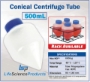 Picture of LifeLINE™ - Sterile LARGE 175ml, 225ml, 250ml, and  500ml Centrifuge Conical Tubes