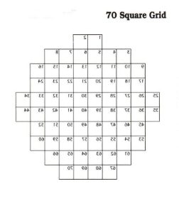 Picture of PètriStickers with 70 Square Grids, 36/pack