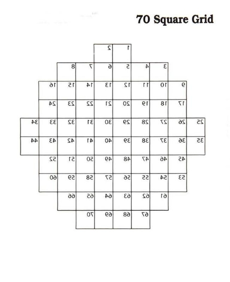 Picture of PètriStickers with 70 Square Grids, 36/pack