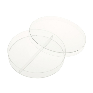 Picture of CellTreat Brand - Sterile, 2 Compartment, 100mm x 15mm Pètri Dishes, 500/case