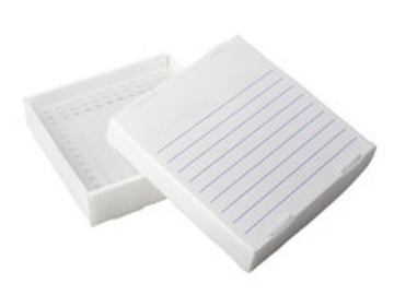 Picture of 144-cell, 0.2ml PCR Tube Corrugated Polypropylene Freezer Boxes with Lids, 10/pack