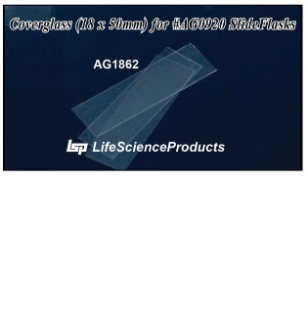 Picture of Covèrglass (18 x 50mm) for #AG0920 (SlidèFlask®), Sterile, 10x100/case, 1000/case