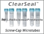 Picture of ClearSeal™ Sterile and Non-Sterile Screw-Cap Microcentrifuge Tubes with 0-ring, EZ Write-On Caps, BigPack 1000/pack