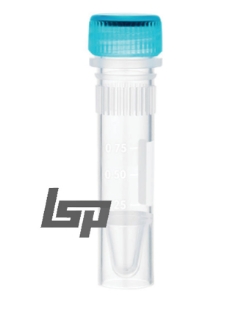 Picture of Sterile 1.5ml Screw-Cap-Tubes with attached Screw Cap, Self-Standing, Graduated, (20 bags of 50) 1000/pack