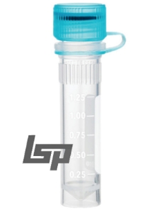 Picture of Sterile 2.0ml Scrèw-Cap-Tubès with attached Loop Scrèw Cap, Self-Standing, Graduated, (20 bags of 50) 1000/pack