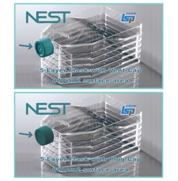 Picture of Nest 5-Layer Cell Culture TC Treated Flasks, with 870cm2 surface area