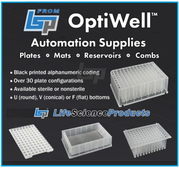 Picture of OptiWell™ Automation HTS Deep Well Plates, Sealing Mats, Tips Combs, and Reservoirs