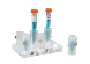 Picture of Magnetic Bead Separation Acrylic Rack for Six 5ml or 15ml Tubes