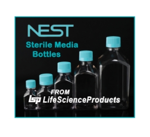 Picture of NEST - Sterile 125mL PETG Square  Storage Media Bottles, 6/pack, 48/case