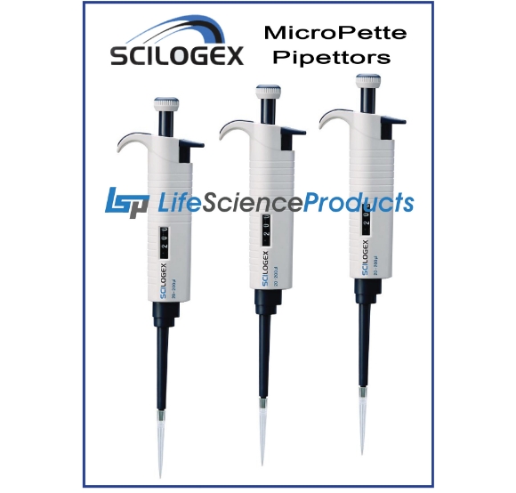 Picture of SciLogex MicroPipette Variable Single Channel Pipettors