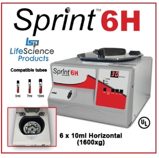 Picture of Sprìnt 6H Clinical Centrifugè with 6 x 5-7ml/10ml swing out rotor, 115V