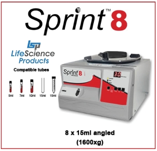 Picture of Sprìnt 8 Clinical Centrifugè with 8 x 10ml fixed angle rotor, 115V