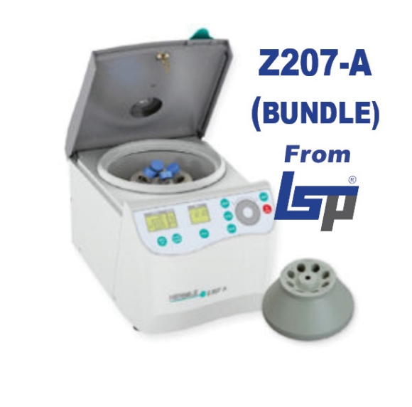 Picture of Hermle Z207-A BUNDLE - Includes Z207-M Compact Clinical Centrifuge with 8 x 15 ml tube rotor (Z207-0815)