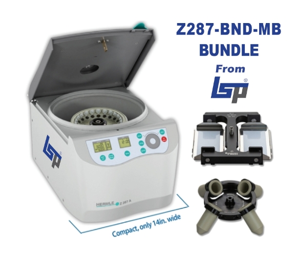 Picture of Hermle Z287-BND-MB Bundle - Includes Z287-A Micro Centrifuge with Microplate and MicroTube Rotors