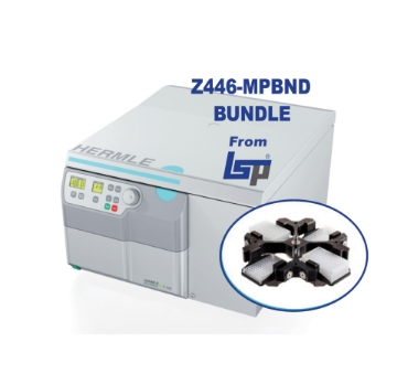 Picture of Hermle Z446-MPBND Bundle - Includes Z446 Ambient Centrifuge with Swing out Rotor with Microplate Carriers