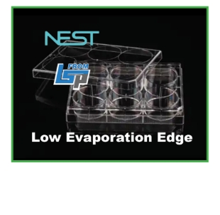 Picture of Low Evaporation Edge - NEST 6 Well Cell Culture Treated Plαte, Flat, TC, sterile 1/pk, 50/case